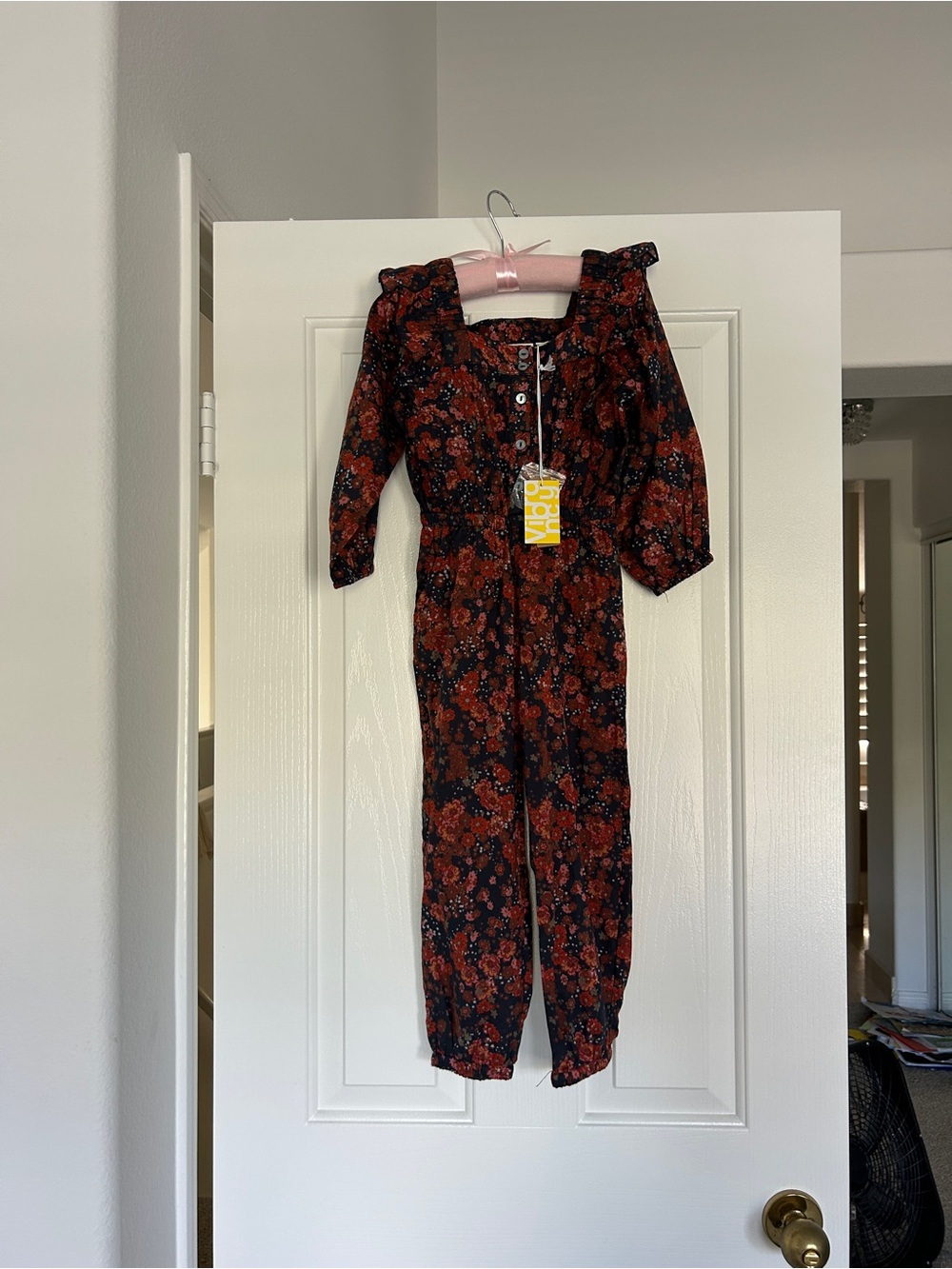 Roller Rabbit One-Piece with Red Floral Print